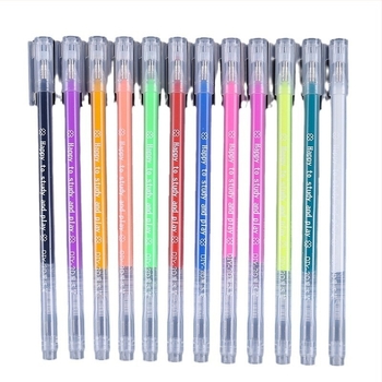 Pix gel contur pentru contururi 3D | carcasă din plastic, ambalaj 12 bucăți, logo imprimat, etichetă privată licențiată