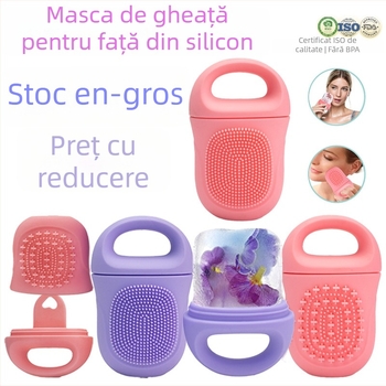Mască facială din silicon pentru răcire, strângerea porilor și lifting