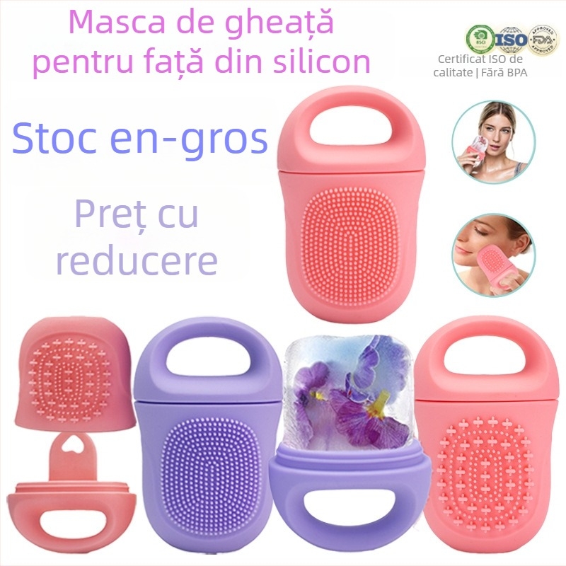Mască facială din silicon pentru răcire, strângerea porilor și lifting