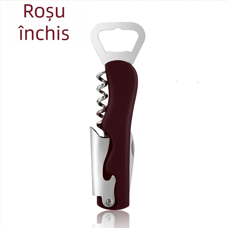 Deschizător de sticle – pentru bere și vin, instrument de uz casnic multifunctional, design modern minimalist, ambalaj: un singur articol