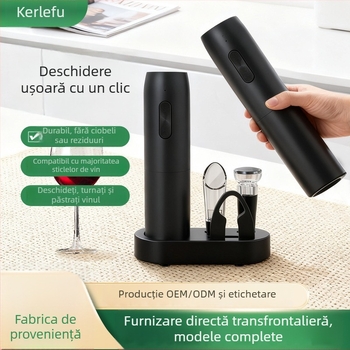 Deschizător electric pentru vin, USB reîncărcabil, multifuncțional (Material ABS; Brand Chef Ji Qixiu; Funcție: Electric)