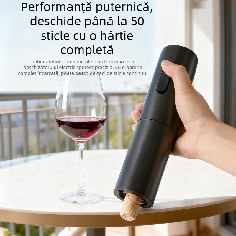 Deschizător electric pentru vin, USB reîncărcabil, multifuncțional (Material ABS; Brand Chef Ji Qixiu; Funcție: Electric)