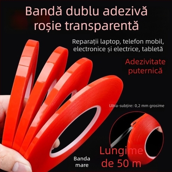 Yida Bandă adezivă dublu-adezivă din acril pentru ecrane tablet LCD, cu ecrane curbate – Fixare pe partea din spate a cadrului