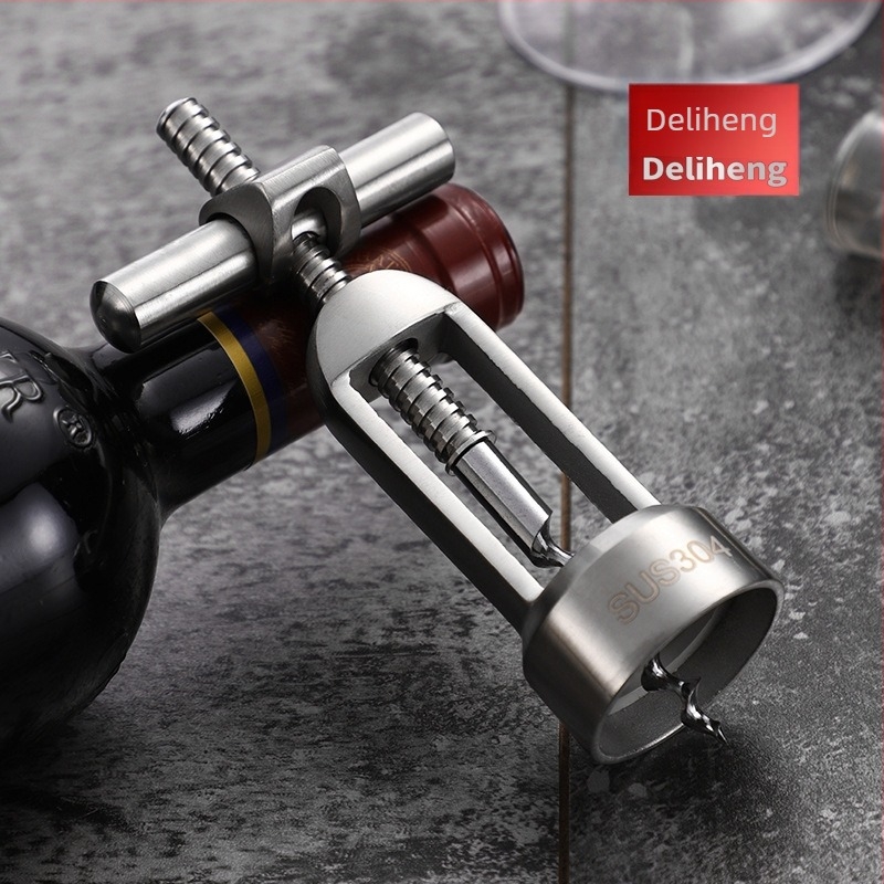 Deschizător de sticle din oțel inoxidabil 304 — set premium, manual, Elephant Star, imprimare siglă disponibilă, etichetă privată licențiată