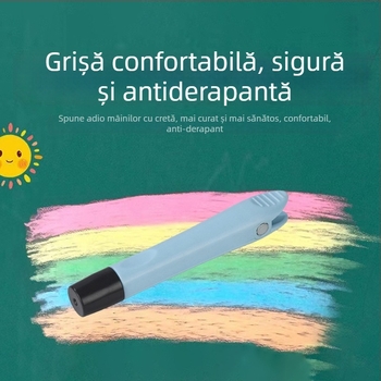 Suport pentru cretă pentru predare, magnetic, fără praf, din plastic, set de cretă solubilă în apă