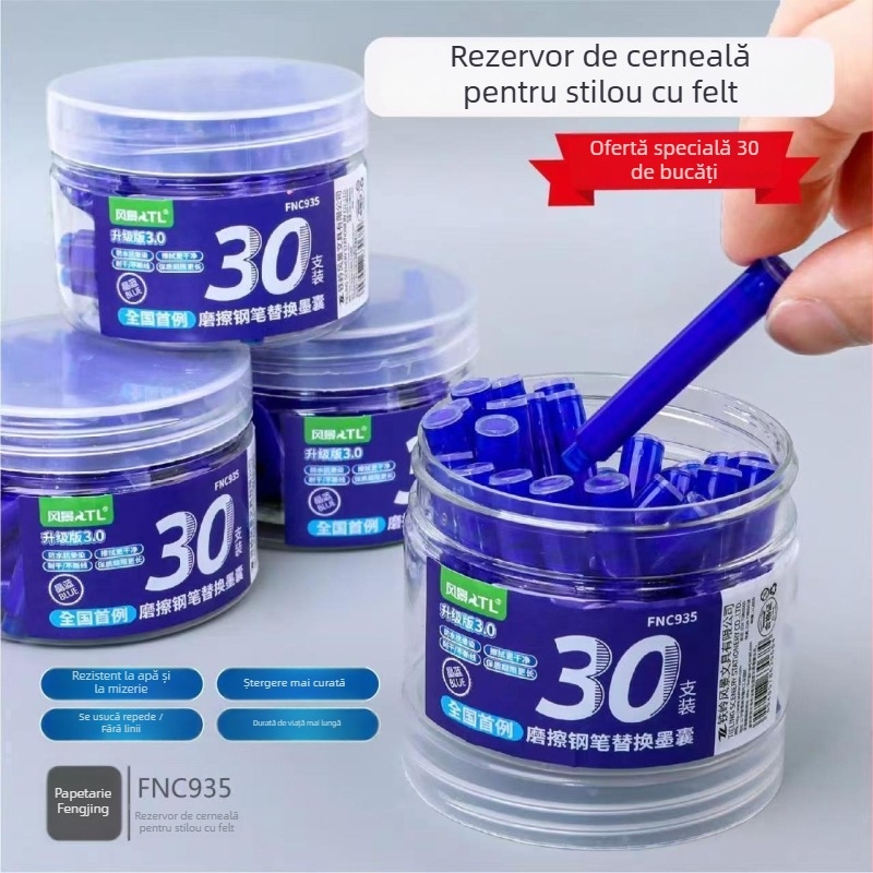 Geantă cu cerneală termică ștergibilă pentru stilou Landscape, cod 998, plastic