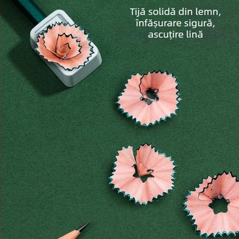 Deli 58104 creioane pentru elevi HB/2B pentru scriere, examene, schițe și desen, pachet de 10 bucăți