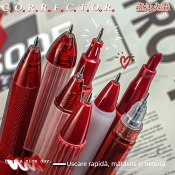 Set pixuri gel ST, 7 bucăți, cu vârf retractabil, cutie cadou