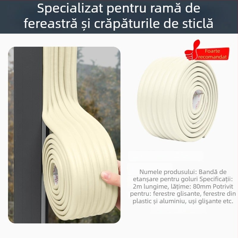 Bandă de etanșare pentru ferestre - Rezistentă la vânt, Model Ytfzt, Brand Friendly, Pentru ferestre, Stil modern simplu