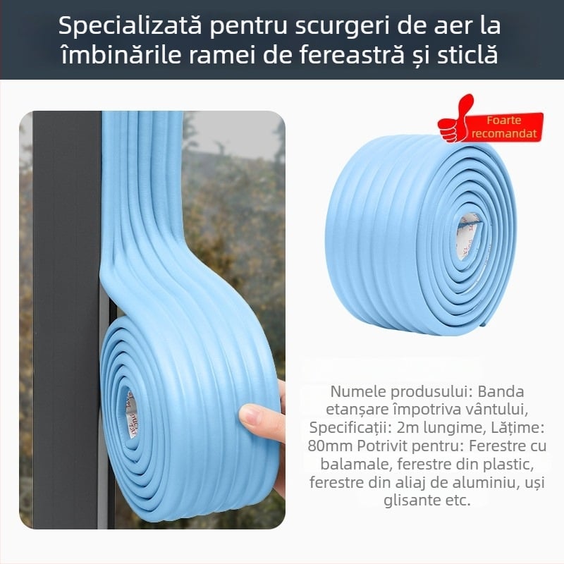 Bandă de etanșare pentru ferestre - Rezistentă la vânt, Model Ytfzt, Brand Friendly, Pentru ferestre, Stil modern simplu