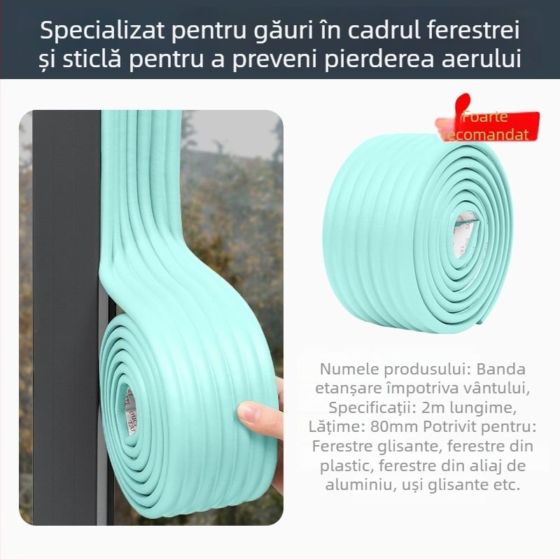 Bandă de etanșare pentru ferestre - Rezistentă la vânt, Model Ytfzt, Brand Friendly, Pentru ferestre, Stil modern simplu