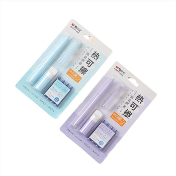 Set de pixuri ștergătoare – model HAFP1494/p1495, cerneală pe cartridge, vârf din metal, corp din plastic, ambalaj individual