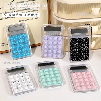 Calculator de buzunar aritmetik, afișaj de 8 cifre, carcasă din plastic, model Jx0099, baterie cu buton