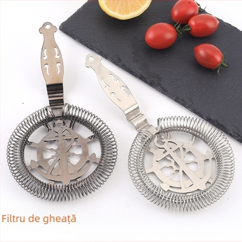 Filtru pentru cocktail din oțel inoxidabil 304, 87 g, ambalaj simplu, pungă OPP