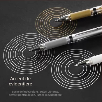 Pix stilou pentru desen cu vârf bullet, corp din plastic, capac, ambalare în cutie UM-153
