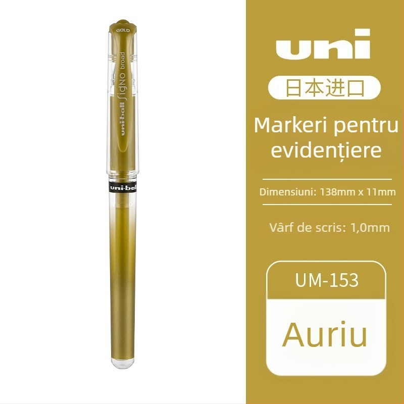 Pix stilou pentru desen cu vârf bullet, corp din plastic, capac, ambalare în cutie UM-153
