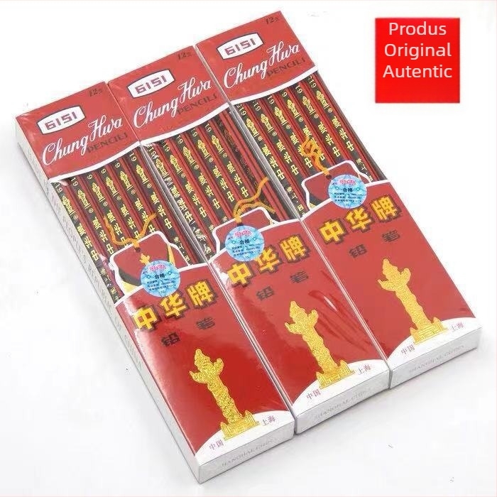 Creion HB pentru desen, Model 6151, Set de 12 creioane din lemn