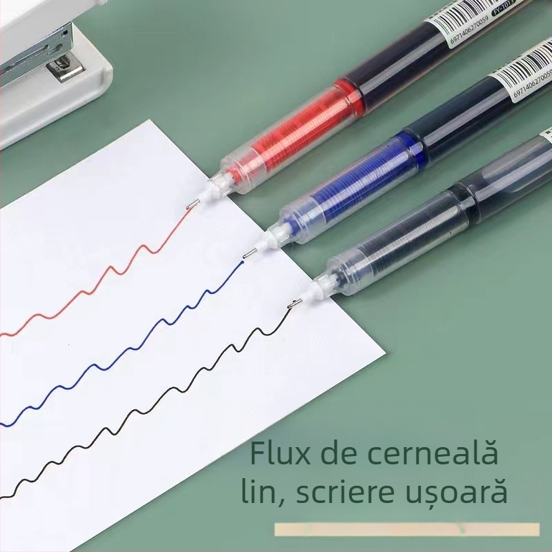 Set de pixuri gel, din plastic, pentru jurnal, desen și scriere; 12 bucăți per cutie