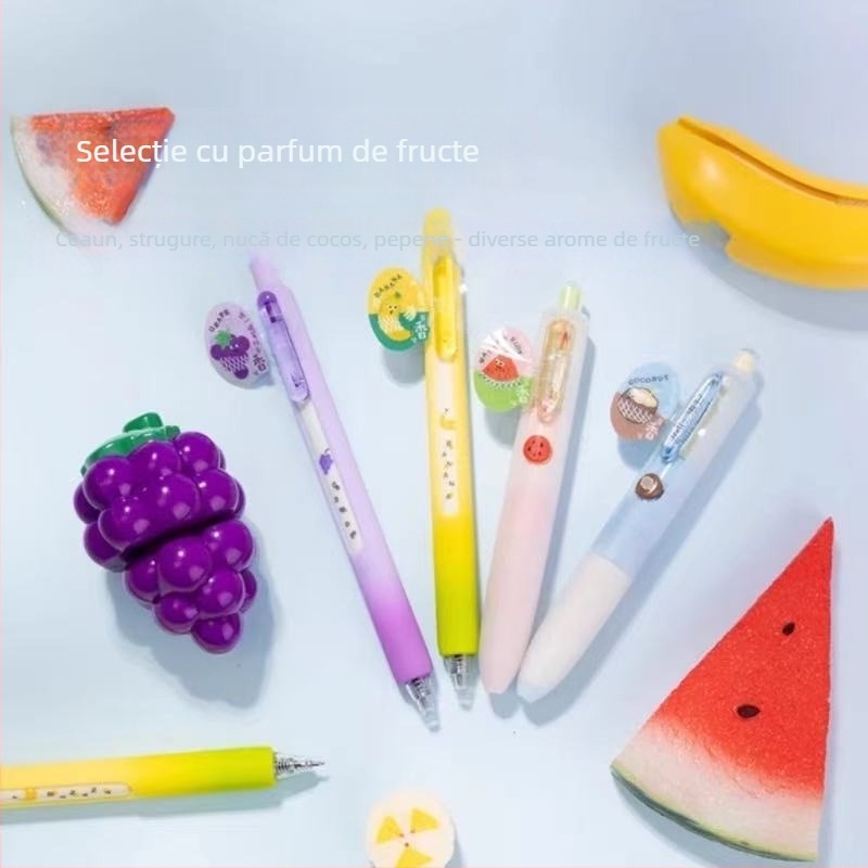 Pix Morning Light cu vârf ST – corp din plastic, ambalaj în cutie, mecanism click, cerneală neștersă