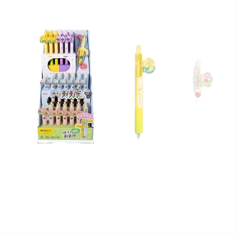 Pix Morning Light cu vârf ST – corp din plastic, ambalaj în cutie, mecanism click, cerneală neștersă