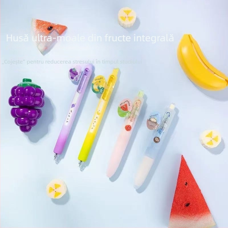 Pix Morning Light cu vârf ST – corp din plastic, ambalaj în cutie, mecanism click, cerneală neștersă