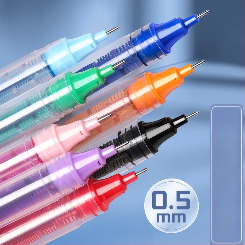 Morning Light stilou gel pentru notițe — corp din plastic, vârf din wolfram, neșters, pentru scriere zilnică