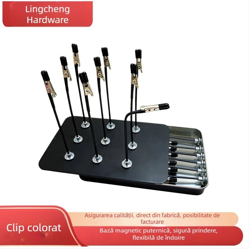 Clip de colorare pentru modele (din metal; Putere de mușcătură puternică; Producător: Lingcheng hardware)