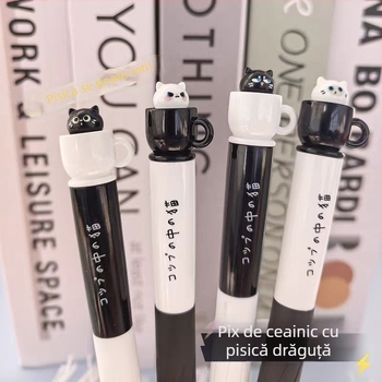 Peni neutră cu vârf ST, închidere rotativă, carcasă din plastic, neșters