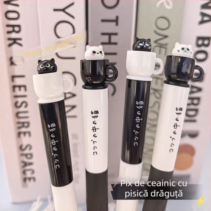 Peni neutră cu vârf ST, închidere rotativă, carcasă din plastic, neșters