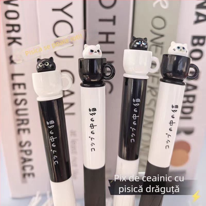 Peni neutră cu vârf ST, închidere rotativă, carcasă din plastic, neșters