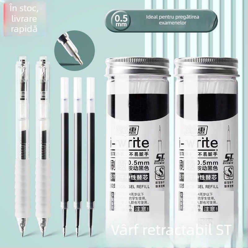 Refil pentru stilou cu corp metalic | model bucket refill, filet 0,5 mm, ambalaj tip baril