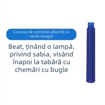 Refill plastic pentru stilou, model 0017, filet 0,5 mm, compatibil universal, ambalaj de 10 bucăți