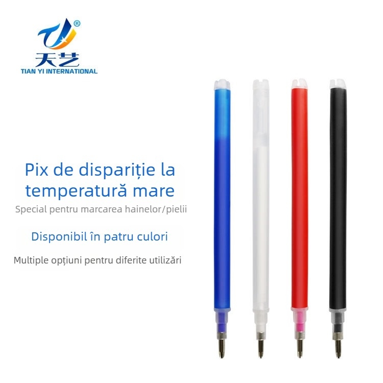 Refil de pix cu dispariție pentru haine și piele – linie 1,0 mm, model TY-008, plastic