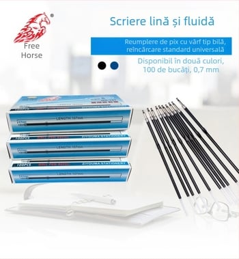 Free Horse refil pix ballpoint HO-107 universal 0,7 mm, set de 140 buc.