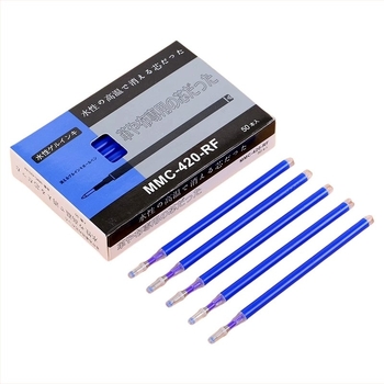 Refil de stilou pentru îmbrăcăminte din piele, lățime linie 1.0 mm, model 001, plastic, 50 bucăți într-o cutie