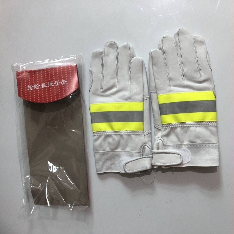 Mănuși din piele de oaie Dawn Emergency Rescue – rezistente la tăiere, rezistente la uzură, rezistente la foc, pentru intervenții de salvare în exterior