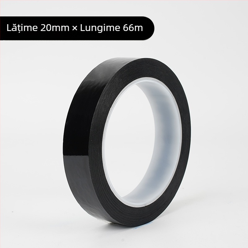 Bandă EMI din poliester (PET), cu aderență înaltă, opacă, rezistentă la apă și la temperaturi înalte, adeziv pe o singură parte, pentru blocarea luminii indicator router