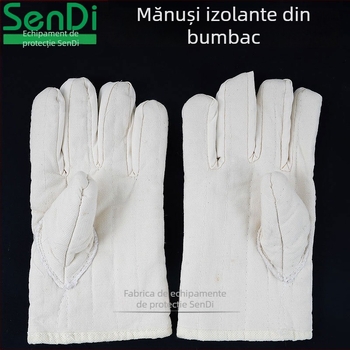 Mănuși din pânză Sendi, pentru temperaturi înalte, cu izolație termică și protecție împotriva frigului