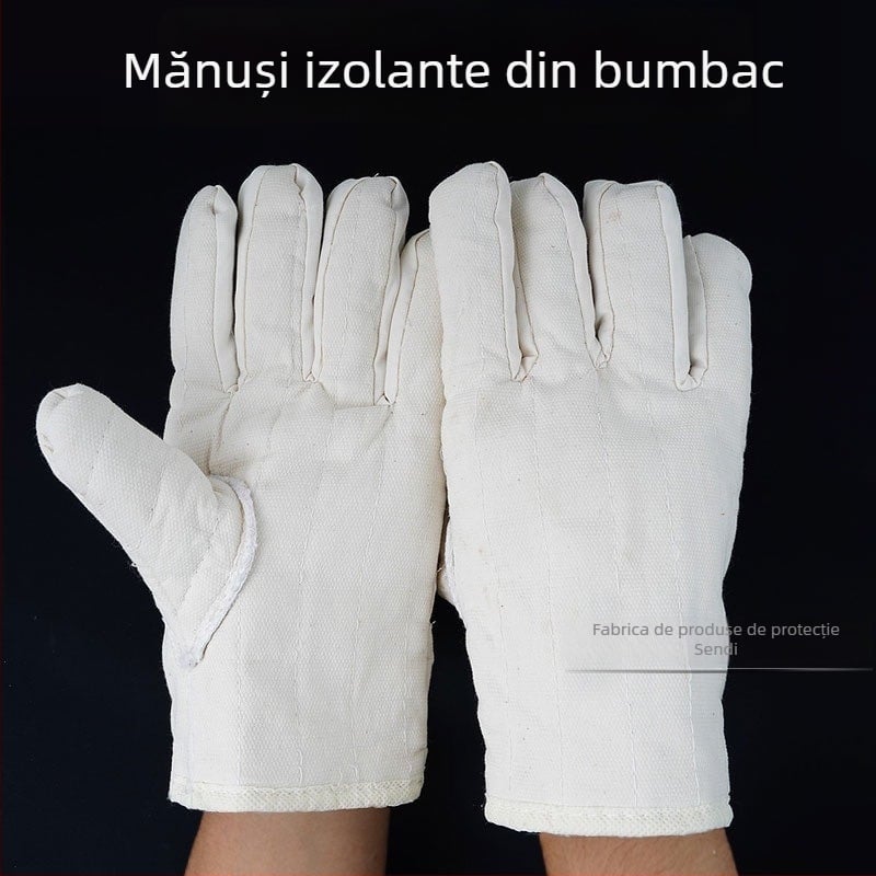 Mănuși din pânză Sendi, pentru temperaturi înalte, cu izolație termică și protecție împotriva frigului