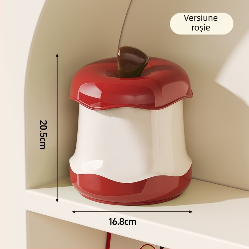 Cutie de depozitare pentru birou cu capac, design animat drăguț, material PP, capacitate 6 L, potrivită pentru bijuterii, rechizite și cosmetice, set de 6 bucăți