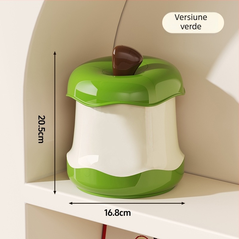 Cutie de depozitare pentru birou cu capac, design animat drăguț, material PP, capacitate 6 L, potrivită pentru bijuterii, rechizite și cosmetice, set de 6 bucăți