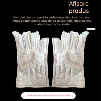 Mănuși de protecție din bumbac, cu cinci degete, izolați termic, rezistenți la temperaturi înalte