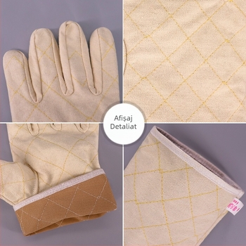Mănuși de sudură din pânză, rezistente la uzură, greutate 100, pentru utilaje de sudură și cale ferată industrială, Brand: Extraordinary Moisturizing