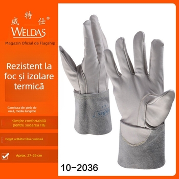 Mănuși de sudură din piele de vițel, sudură cu arc TIG, prelucrare metalică