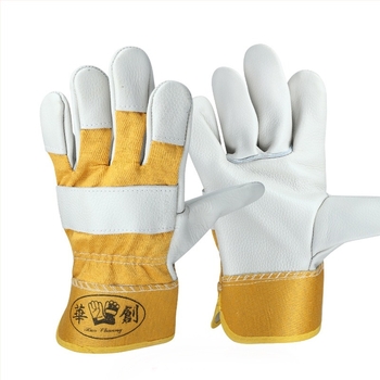 Mănuși de sudură din piele de vacă — rezistente la temperaturi înalte, rezistente la uzură, protecție împotriva arsurilor