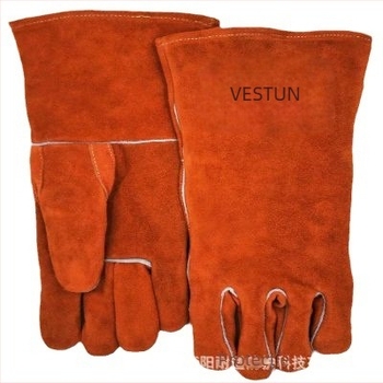 Mănuși de sudură Weishi Shield cu întărire Tiger Mouth, rezistente la foc, uzură, anti-arzire, izolație termică