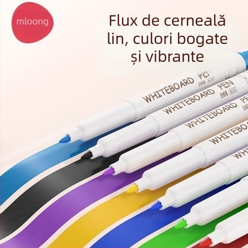 Marker pentru tablă albă, șters, pentru copii, netoxic, carcasă din plastic, model B220235487, ambalaj într-un singur exemplar