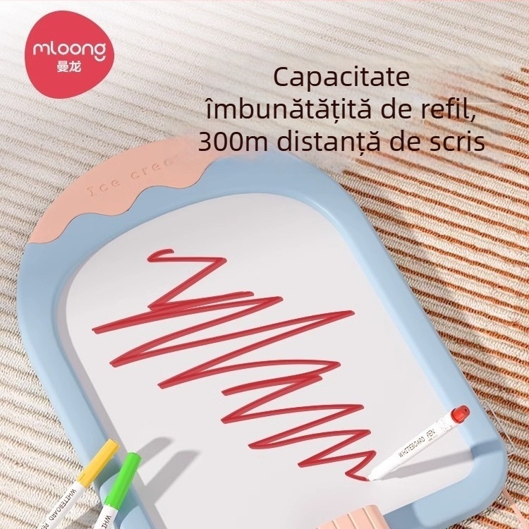 Marker pentru tablă albă, șters, pentru copii, netoxic, carcasă din plastic, model B220235487, ambalaj într-un singur exemplar