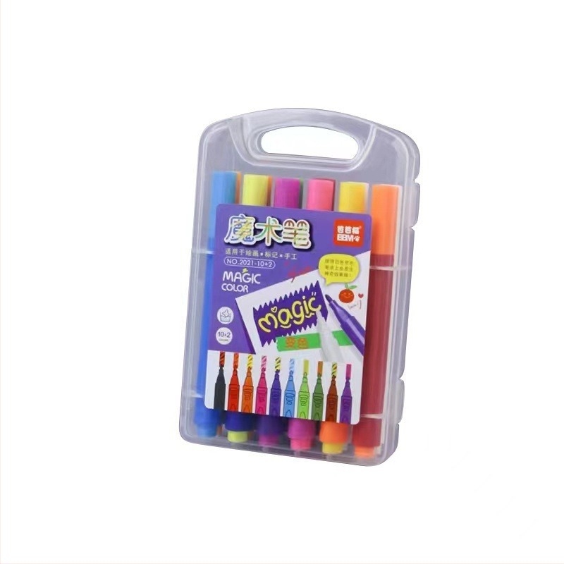 Pix Magic Pen: carcasă din plastic, linie de 1,2 mm, pentru pictură și marcaj, ambalat într-o cutie