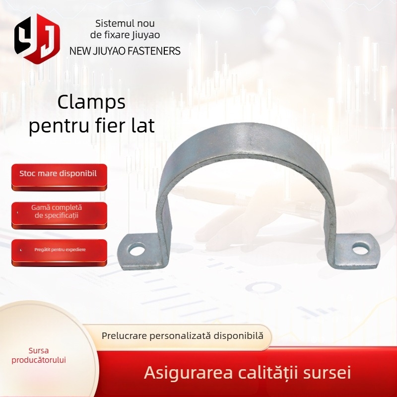 Flat iron hoop | Brand: New Jiuyao; Aplicații: facilități de transport; suporturi fotovoltaice; instalații electrice